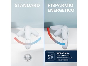 Mitigeur de lavabo taille M Grohe® Dice avec bonde chrome