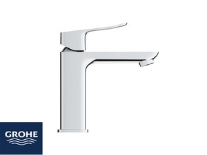 Mitigeur de lavabo taille M Grohe® Dice avec bonde chrome