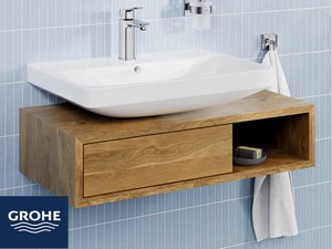 Mitigeur de lavabo taille M Grohe® Dice avec bonde chrome