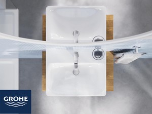 Mitigeur de lavabo taille M Grohe® Dice avec bonde chrome