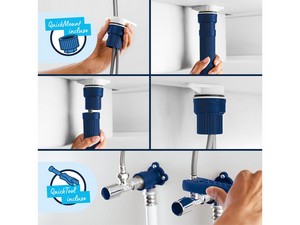 Mitigeur de lavabo taille XL Grohe® Dice avec bonde chrome