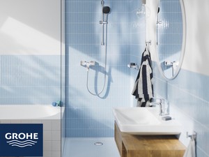 Mitigeur de douche externe Grohe® Dice sans dotation chrome