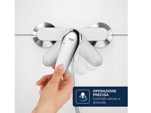 Mitigeur de douche externe Grohe® Dice sans dotation chrome