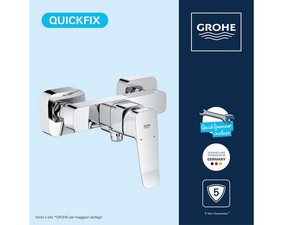 Mitigeur de douche externe Grohe® Dice sans dotation chrome