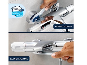 Mitigeur de douche externe Grohe® Dice sans dotation chrome