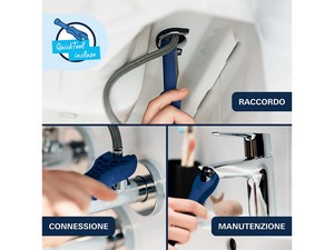 Mitigeur pour bidet Grohe® Dice avec bonde noir mat