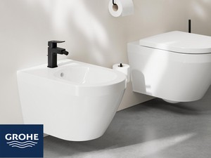 Mitigeur pour bidet Grohe® Dice avec bonde noir mat