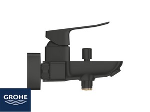 Mitigeur externe de baignoire Grohe® Dice sans dotation noir mat