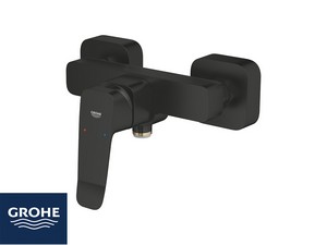 Mitigeur de douche externe Grohe® Dice sans dotation noir mat