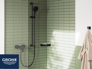 Mitigeur de douche externe Grohe® Dice sans dotation noir mat