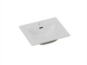 Plano Unitop Waschbecken 61x50 cm Keramik Weiss glänzend