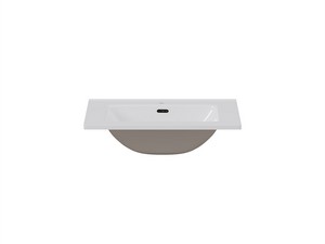 Plano Unitop Waschbecken 61x50 cm Keramik Weiss glänzend