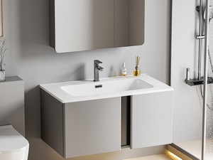 Plano Unitop Waschbecken 91x50 cm Keramik Weiss glänzend