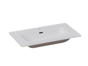 Plano Unitop Waschbecken 91x50 cm Keramik Weiss glänzend