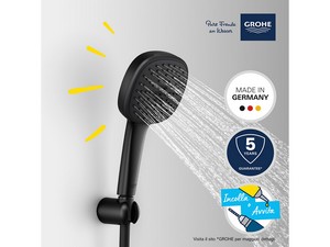 Kit Duplex douche Grohe® Vitalio Comfort 110 avec douchette 2 jets noir mat