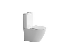 Vortex Cardano Glossy White Monobloc Toilet