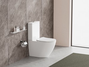 Vortex Cardano Glossy White Monobloc Toilet