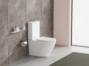 Vortex Cardano Glossy White Monobloc Toilet