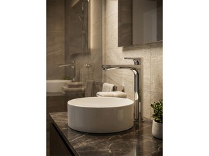 Mitigeur lavabo haut Fargo sans bonde chrome