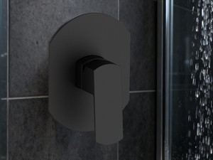 Charlotte Concealed 1-Way Shower Mixer Matt Black