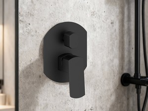 Charlotte Concealed 2-Ways Shower Mixer Matt Black
