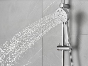 Rio Sliding Bar with 3-Jets Handshower Chrome