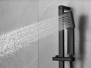 Eveline Sliding Bar with Handshower Matt Black