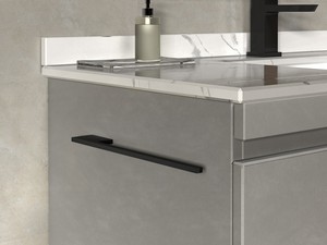 Reggi Stainless Steel Towel Rack for Cabinets 36 cm Matt Black
