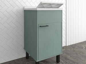 Smeraldo PVC Laundry Sink Cabinet 45x50x85 cm Green