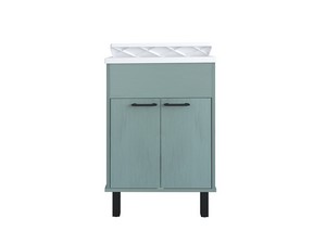 Smeraldo PVC Laundry Sink Cabinet 60x50x85 cm Green