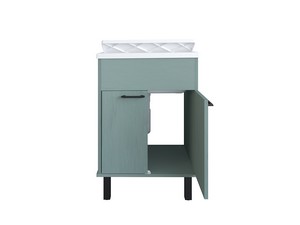 Smeraldo PVC Laundry Sink Cabinet 60x50x85 cm Green