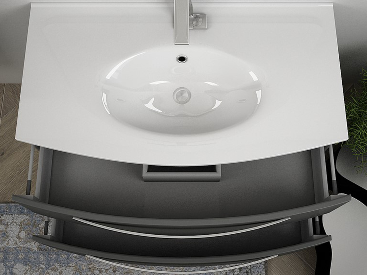 mobile bagno 100 cm iperceramica