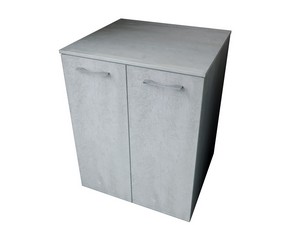 Meuble lave-linge 2 portes BONK ciment