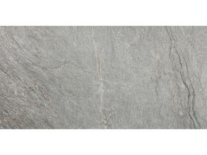 Carrelage Alpes Grey 60x120 grès cérame effet pierre quartzite gris