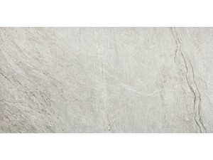 Carrelage Alpes White 60x120 grès cérame effet pierre quartzite blanc