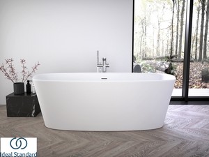 Baignoire îlot Ideal Standard® Atelier Dea 180x80 cm blanc soie mat