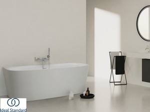 Vasca Freestanding a Parete Ideal Standard® Atelier Dea 180x80 cm Bianco Seta Opaco