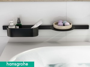 Accessoires pour baignoire Hansgrohe® WallStoris noir mat
