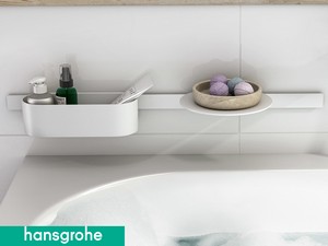 Accessoires pour baignoire Hansgrohe® WallStoris blanc mat