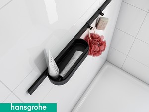 Duschenpaket Hansgrohe® WallStoris Schwarz matt