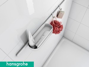Accessoires pour douche Hansgrohe® WallStoris blanc mat
