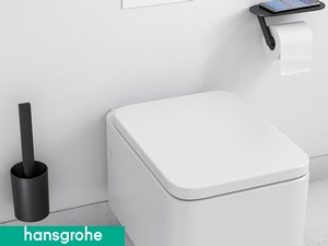 Accessoires pour wc Hansgrohe® WallStoris noir mat