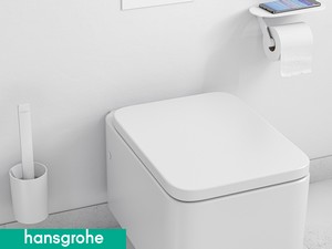 Accessoires pour wc Hansgrohe® WallStoris blanc mat