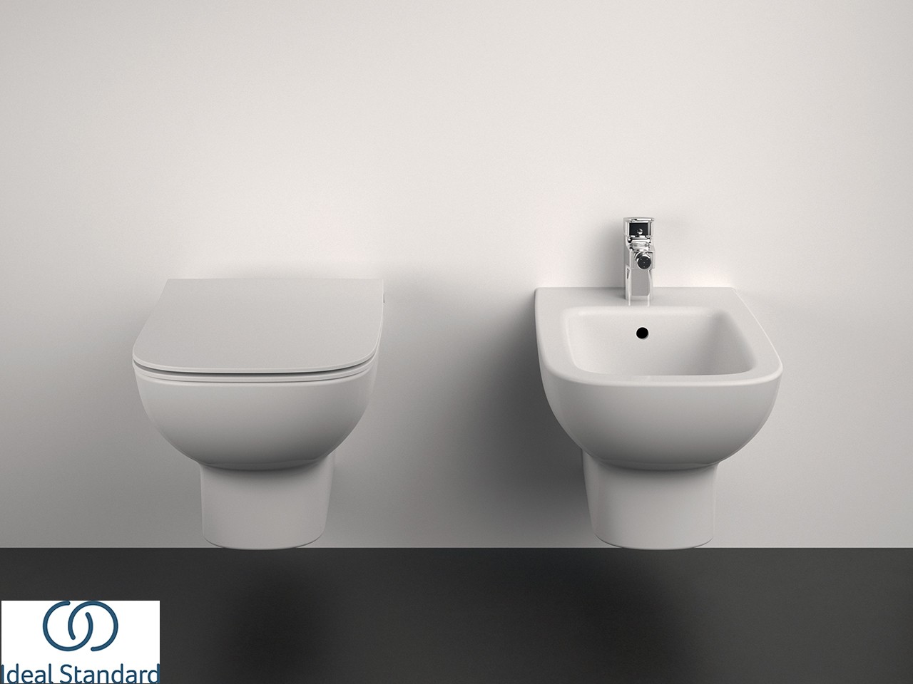 Bidet Suspendu Ideal Standard® I.Life A Blanc - Iperceramica