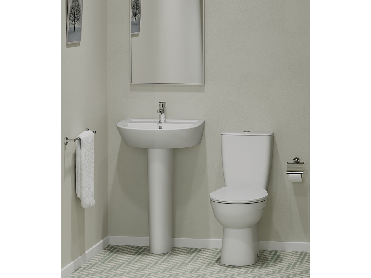 Colonne pour lavabo Ideal Standard® QuartzEurovit céramique blanc — free download