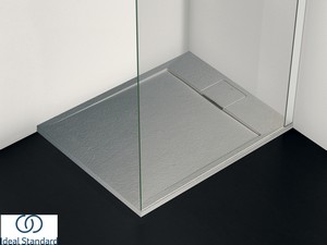 Duschwanne Ideal Standard® ULTRAFLAT-S i.LIFE Rechteckig 100x90 cm Graues Harz