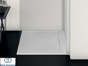 Receveur de douche Ideal Standard® ULTRAFLAT-S i.LIFE carré 90x90 cm résine blanc