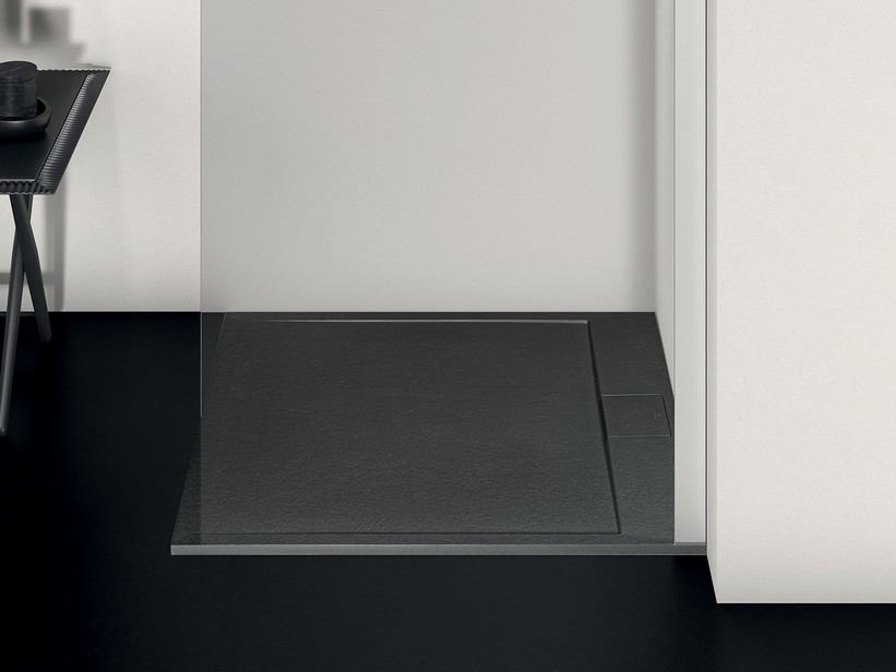 Novellini Olympic Piatto Doccia Slim Acrilico Quadrato Terra 90x90