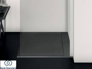 Piatto Doccia Ideal Standard® ULTRAFLAT-S i.LIFE Quadrato 100x100 cm Resina Nero