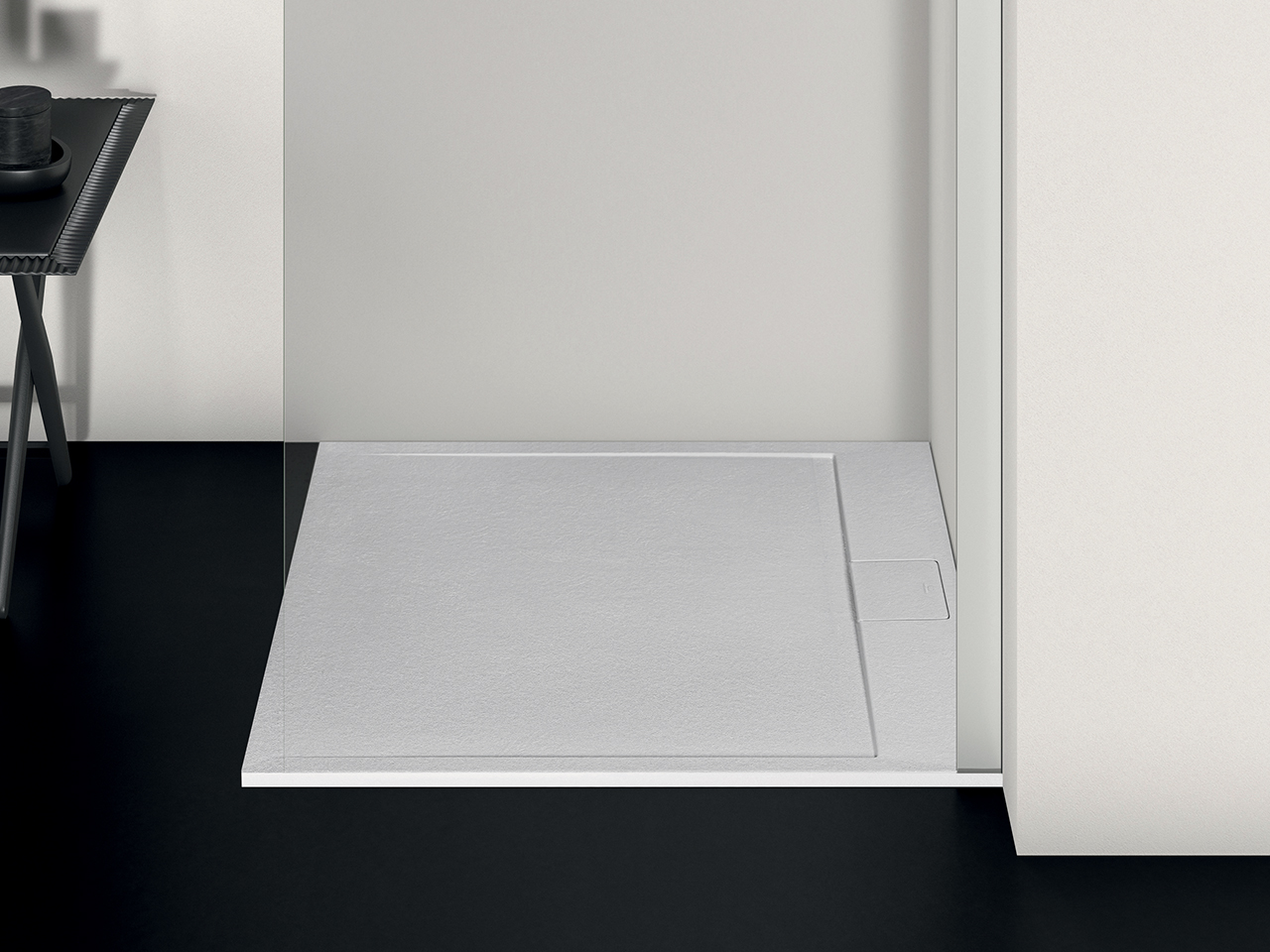 Kiamami Valentina - Receveur de Douche carré 90x90 en résine